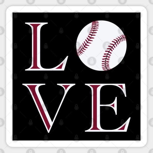 Love for the game of baseball take me out to the ballgame Sticker by BrederWorks